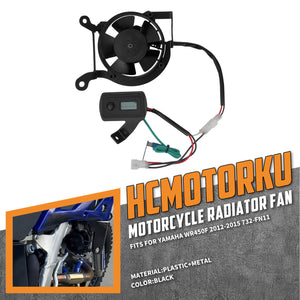 Motorcycle Radiator Cooling Fan Kit for Yamaha WR450F '12-'15 | HCmotorku