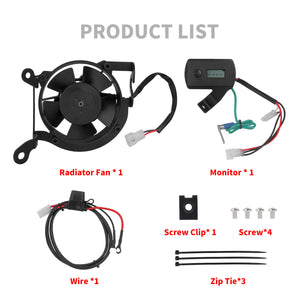 Motorcycle Radiator Cooling Fan Kit for Yamaha WR450F '12-'15 | HCmotorku