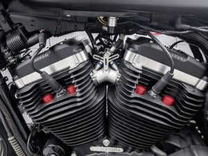 4-Piece Head Bolt Spark Plug Cover Kit for Harley Big Twin Sportster | HCmotorku