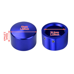 Anodized Front Axle Cap Nut Covers for Harley Models Dyna Touring | HCmotorku