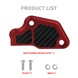 cr037403 hcmotorku cnc aluminum gear position sensor cover touring 2024 red product list