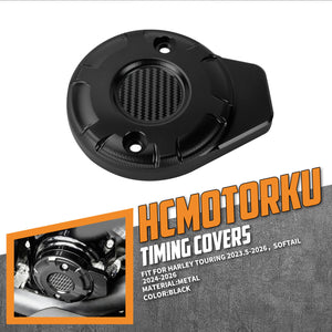 CNC Aluminum Timing Cover for Harley Touring 2024-2026 | HCmotorku