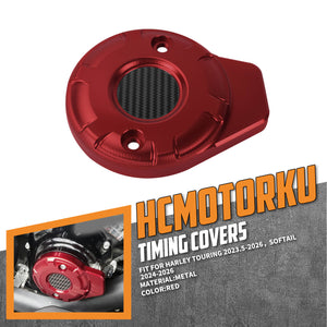 CNC Aluminum Timing Cover for Harley Touring 2024-2026 | HCmotorku
