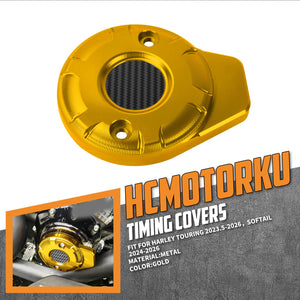 CNC Aluminum Timing Cover for Harley Touring 2024-2026 | HCmotorku