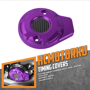 CNC Aluminum Timing Cover for Harley Touring 2024-2026 | HCmotorku