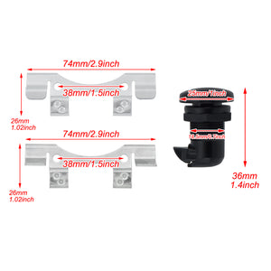 Fuel Door Latch Push Black Button Gas Oil Cap Tank Fit For Harley Touring 1992-2025 | HCmotorku