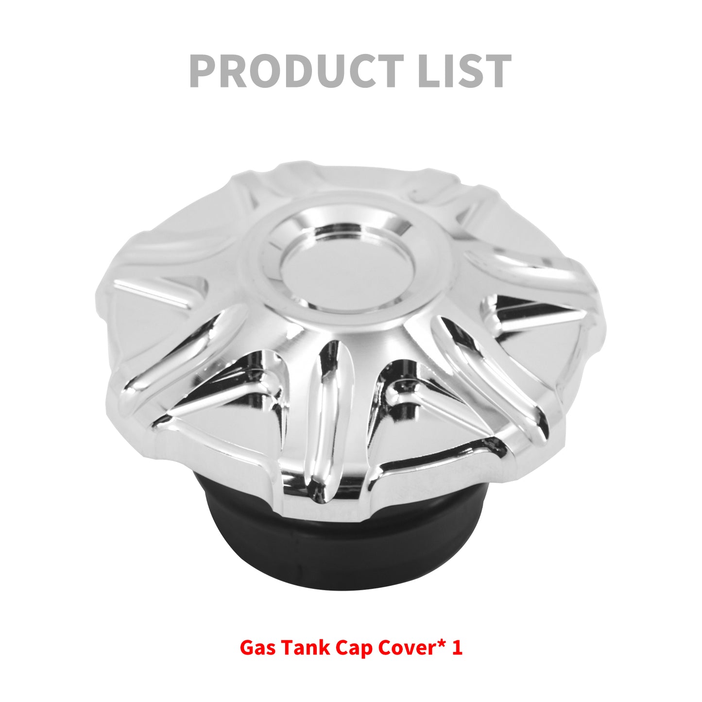 Gas Cap Fuel Oil Tank Cover Chrome Fit For Dyna Sportster 883 1200 Softail | HCmotorku