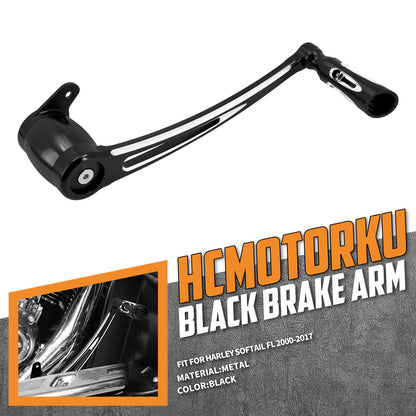 CNC Brake Arm Lever Peg Pedal Fit Harley Softail FL Models 2000-2017 Heritage | HCmotorku