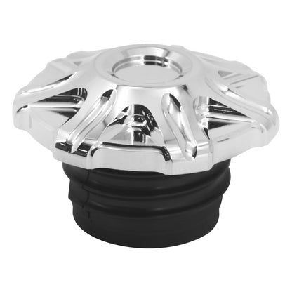 Gas Cap Fuel Oil Tank Cover Chrome Fit For Dyna Sportster 883 1200 Softail | HCmotorku