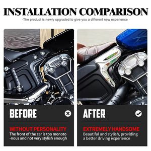 ABS Frame Trim Covers for Indian Scout Sixty '15-'23 Bobber '18-'23 | HCmotorku