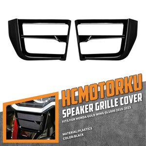 fr001001 hcmotorku speaker grille cover honda gold wing gl1800 2018 black feature