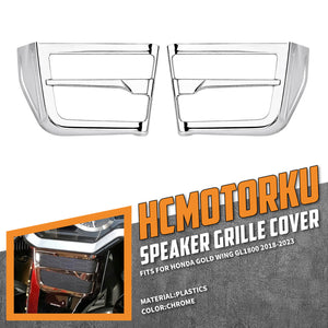 fr001001 hcmotorku speaker grille cover honda gold wing gl1800 2022 chrome feature