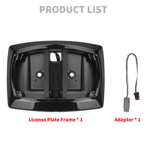 fr006301 hcmotorku custom license plate frame road glide cvo 2024 black product list