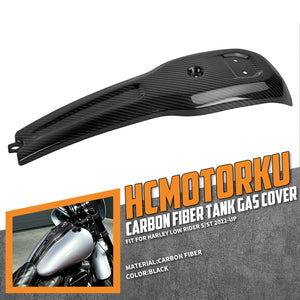 Carbon Fiber Fuel Tank Cover for Harley Low Rider S ST '22-Up | HCmotorku