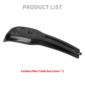 Carbon Fiber Fuel Tank Cover for Harley Low Rider S ST '22-Up | HCmotorku
