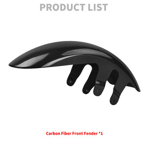 Lightweight Carbon Fiber Front Fender for Harley Touring CVO '23-'26 | HCmotorku