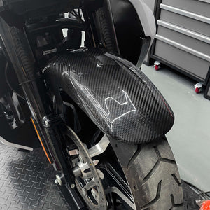 Lightweight Carbon Fiber Front Fender for Harley Touring CVO '23-'26 | HCmotorku