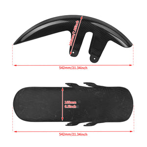 Lightweight Carbon Fiber Front Fender for Harley Touring CVO '23-'26 | HCmotorku