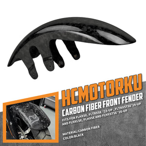 Forged Carbon Fiber Fender Front Fender for Harley CVO '23-'26 | HCmotorku