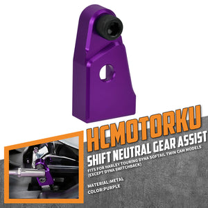 Anodized Shift Neutral Gear Assist Kit for Harley Twin Cam Motorcycles | HCmotorku