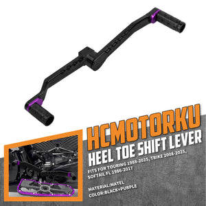Custom Heel Toe Shift Lever for Harley Touring '88-Up Trike '08-Up | HCmotorku