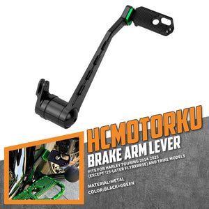 ge001110 hcmotorku heavy duty brake arm lever trike 2008 black green feature