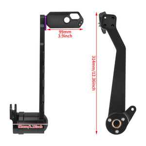 CNC Billet Brake Arm w/Brake Pedal for Harley Touring/Trike 2008-2013 | HCmotorku
