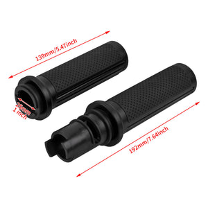 gp008303 hcmotorku motorcycle hand grips touring softail 2023 matte black size