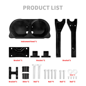 in000301 hcmotorku cnc handlebar riser speedometer road glide 2016 black product list