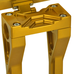 in000303 hcmotorku cnc handlebar riser speedometer road glide 2016 gold detail