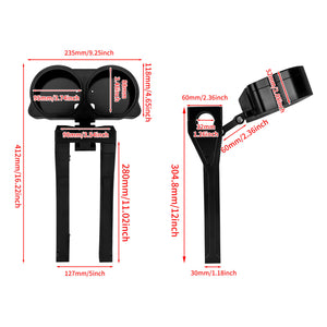 12" Handlebar Riser With Gauge for Harley Road Glide '15-'24 | HCmotorku
