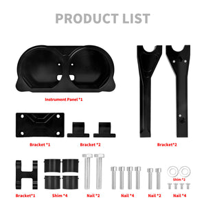 12" Handlebar Riser With Gauge for Harley Road Glide '15-'24 | HCmotorku