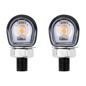 la023601 hcmotorku mini led turn signals universal m8 thread 2024 black clear lens front