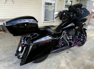 lu000105 hcmotorku king tour pack luggage trunk harley touring 2014 black effect