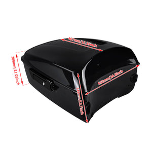 lu000105 hcmotorku king tour pack luggage trunk harley touring 2019 black size