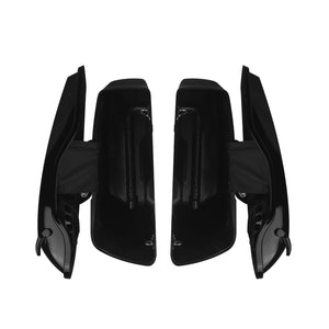 Gloss Black Saddlebags with Audio Lids for Harley Touring 2014-2024 | HCmotorku