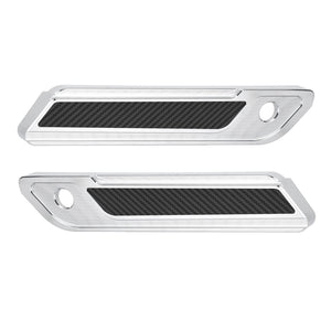 CNC Aluminum Saddlebag Latch Covers for Harley Touring '14-'25 | HCmotorku
