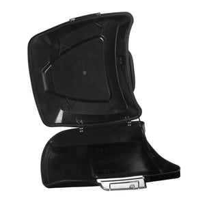 Gloss Black Razor Tour Trunk for '14-'25 Harley Road King & Glide | HCmotorku