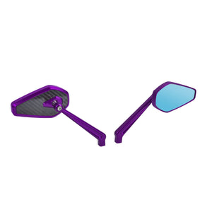 mi002905 hcmotorku rearview mirror harley touring 8mm purple angle