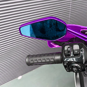 mi002905 hcmotorku rearview mirror harley touring 8mm purple effect