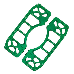 pe011307 hcmotorku wide rider floorboards road king 2020 green angle