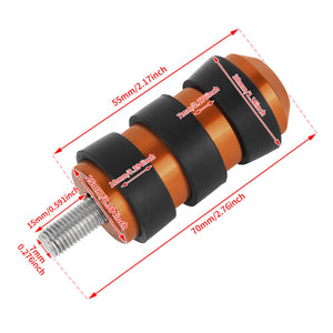 pe014207 hcmotorku non slip shifter peg road king 2020 orange size