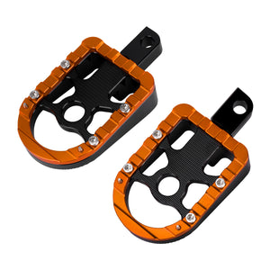 pe017307 hcmotorku cnc aluminum passenger footpegs dyna 2006 orange angle