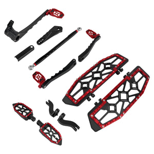 All-in-One CNC Floorboard Kit w/Carbon Fiber Trim for Harley Touring '14-'25 | HCmotorku