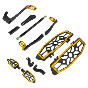 All-in-One CNC Floorboard Kit w/Carbon Fiber Trim for Harley Touring '14-'25 | HCmotorku