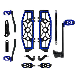 All-in-One CNC Floorboard Kit w/Carbon Fiber Trim for Harley Touring '14-'25 | HCmotorku