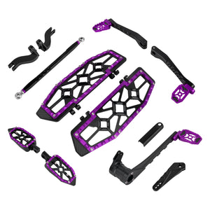 All-in-One CNC Floorboard Kit w/Carbon Fiber Trim for Harley Touring '14-'25 | HCmotorku