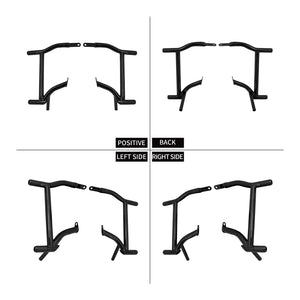 th032502 Saddlebag Guard Crash Bars For Harley Touring 1996-2008 HCmotorku - black