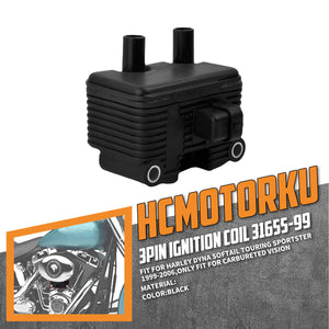 Harley Ignition Coil for Dyna Touring Sposters Softail 1999-2006 | HCmotorku