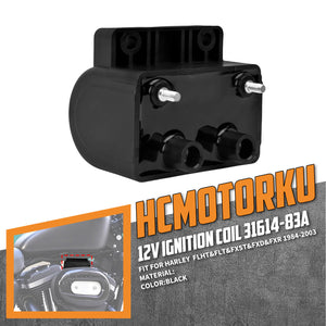 High Output 3 Ohm Ignition Coil for Harley FXR FXD XLH 1984-2003 | HCmotorku